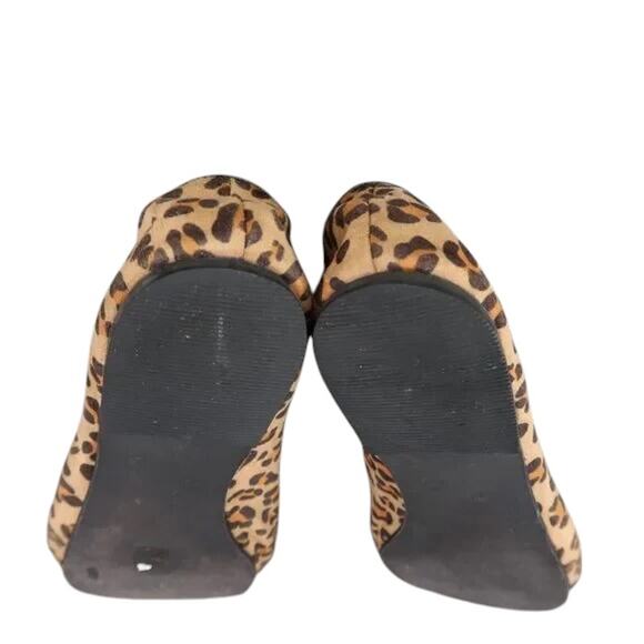 Abound Shoes Womens 5.5 Flats Fashion Slip On Leopard Print Embroidered Slipper - Picture 12 of 15